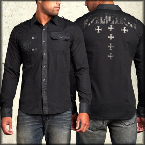 Рубашка Affliction Black Premium Shirt ціна