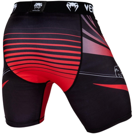 Компрессионные шорты Venum Sharp 3.0 Vale Tudo Shorts Black Red, Фото № 4