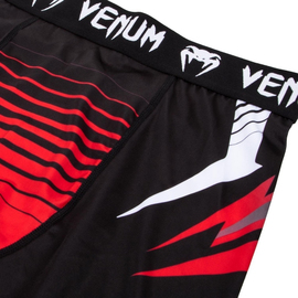 Компрессионные шорты Venum Sharp 3.0 Vale Tudo Shorts Black Red, Фото № 5