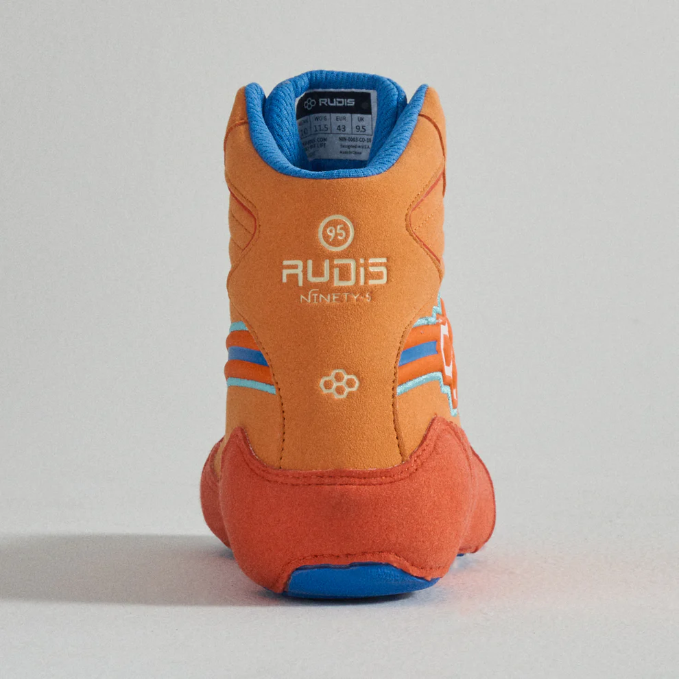 Rudis Ninety-5 Adult Wrestling Shoes Orange size