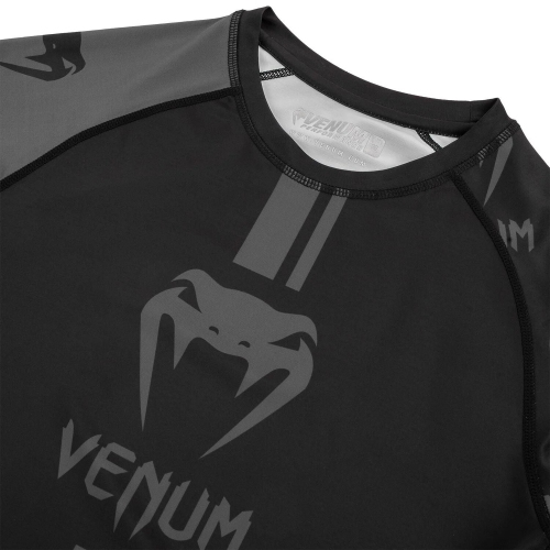 Рашгард Venum Logos Rashguard Long Sleeves Black Black размер