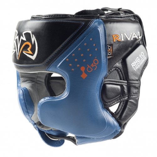 Rival RHG10 Intelli-Shock Pro Training Headgear Blue buy