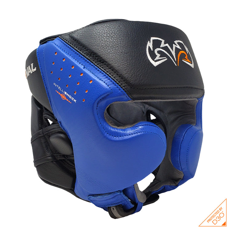 Шлем Rival RHG10 Intelli-Shock Pro Training Headgear Blue