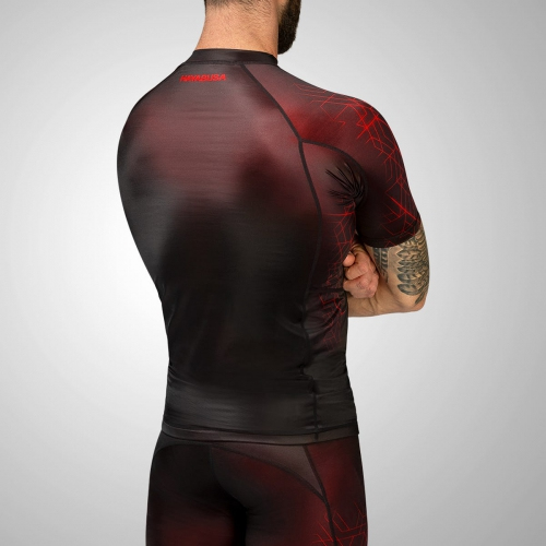 Hayabusa Geo Short Sleeve Rashguard Red buy