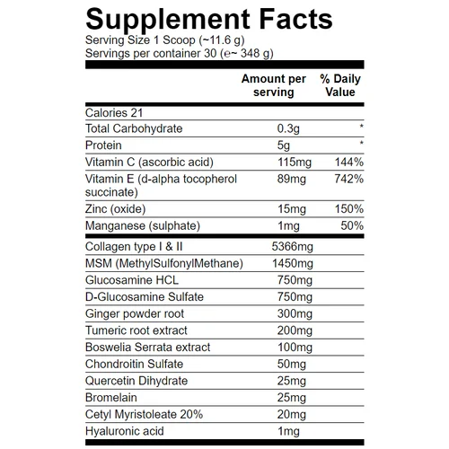 Хондропротектор Universal Animal Flex Powder 339g Orange фото