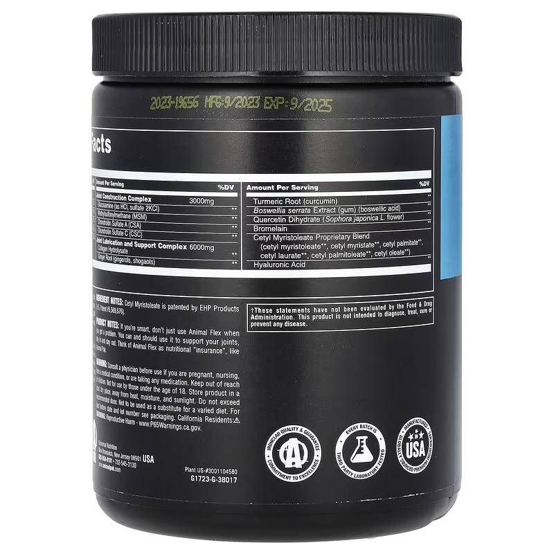 Хондропротектор Universal Animal Flex Powder 339g Orange цена