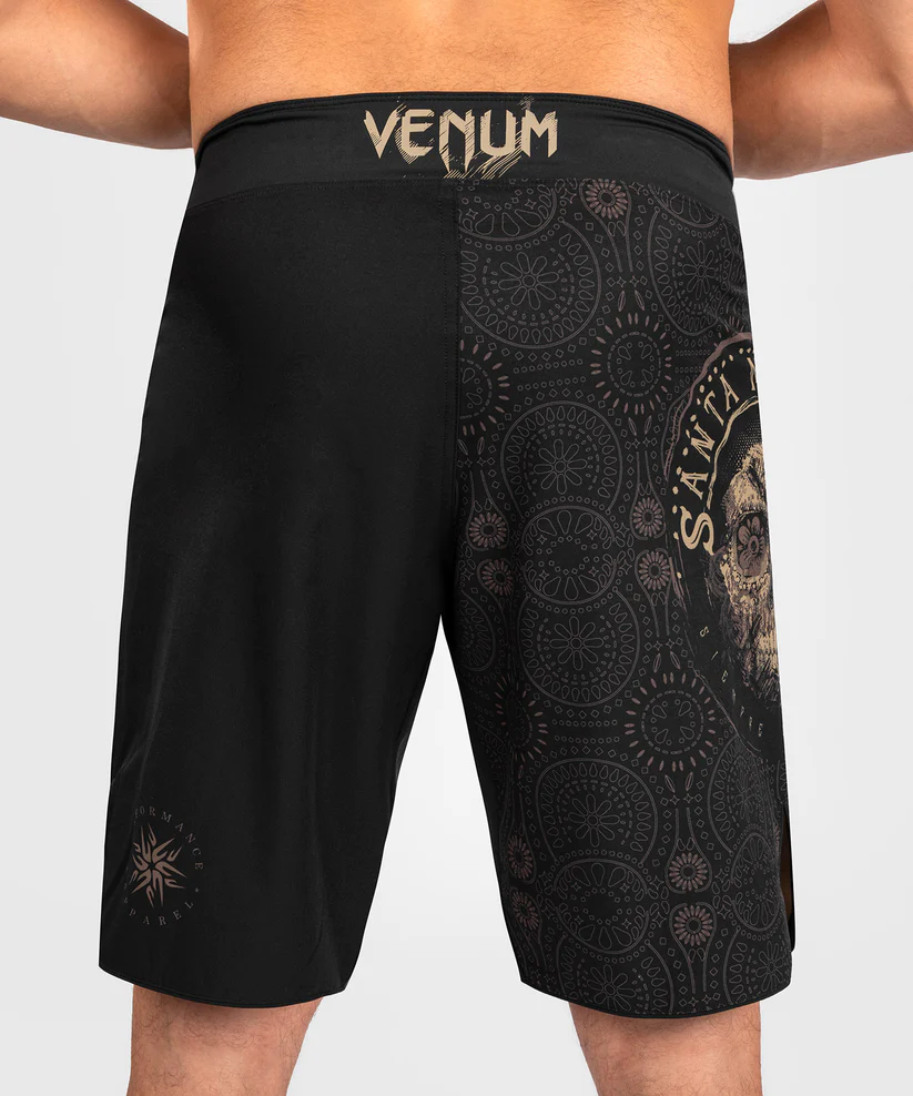 Шорти для ММА Venum Santa Muerte Dark Side Fightshorts - Black Brown фото