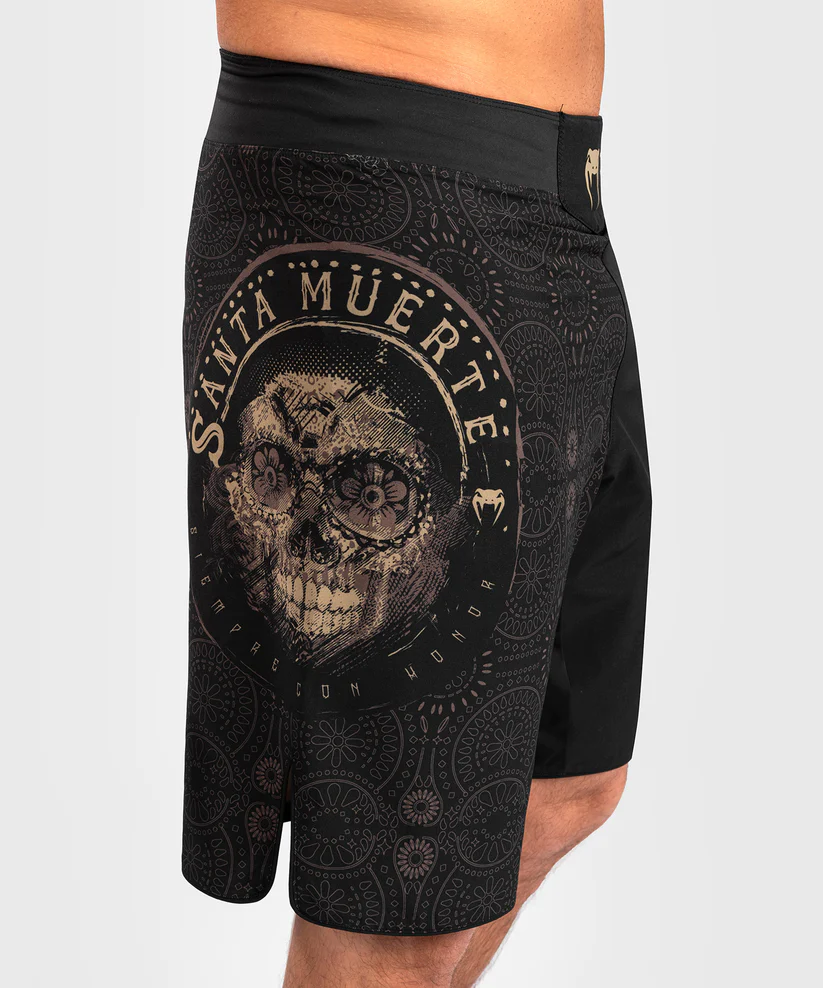 Шорти для ММА Venum Santa Muerte Dark Side Fightshorts - Black Brown ціна