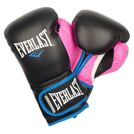 Боксерские перчатки Everlast Powerlock Training Gloves Black Pink