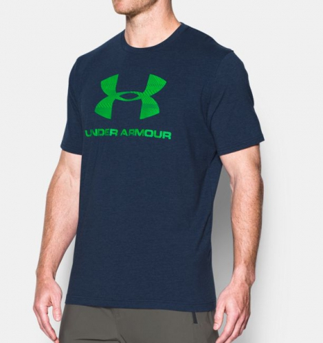 Футболка Under Armour Sportstyle Logo Midnight Navy цена