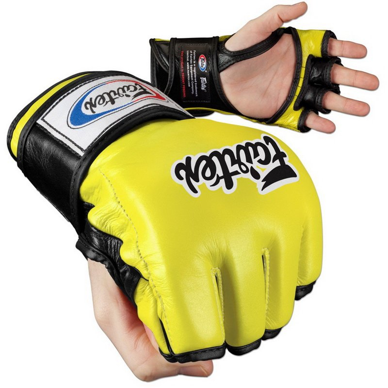 Перчатки MMA Fairtex Ultimate Combat MMA Gloves Yellow