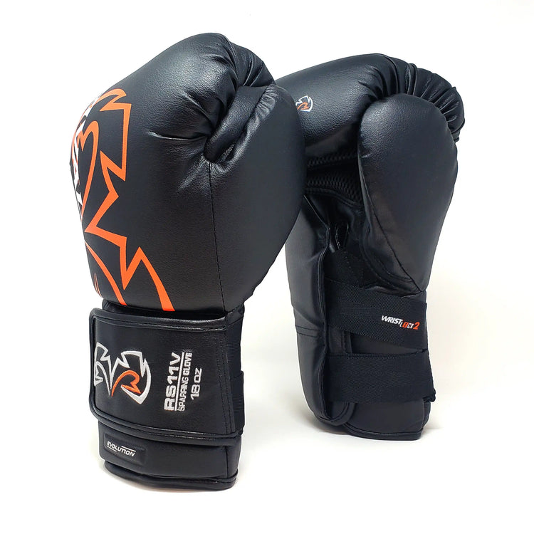 Боксерські рукавиці Rival RS11V Evolution Sparring Gloves Velcro Black купити