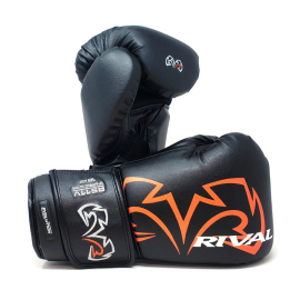 Boxing gloves Rival RS11V Evolution Sparring Gloves Velcro Black