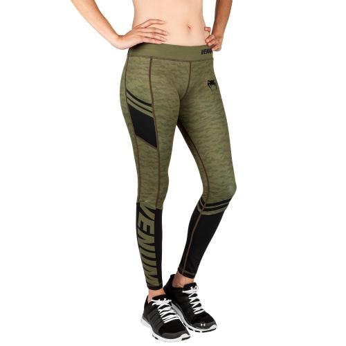 Жіночі легінси Venum Power 2.0 Leggings Khaki Black ціна
