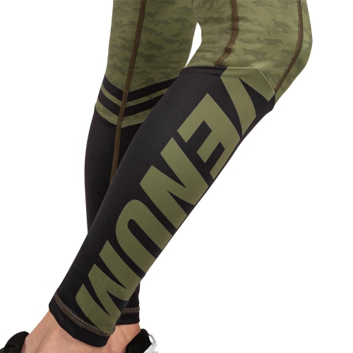 Жіночі легінси Venum Power 2.0 Leggings Khaki Black вартість