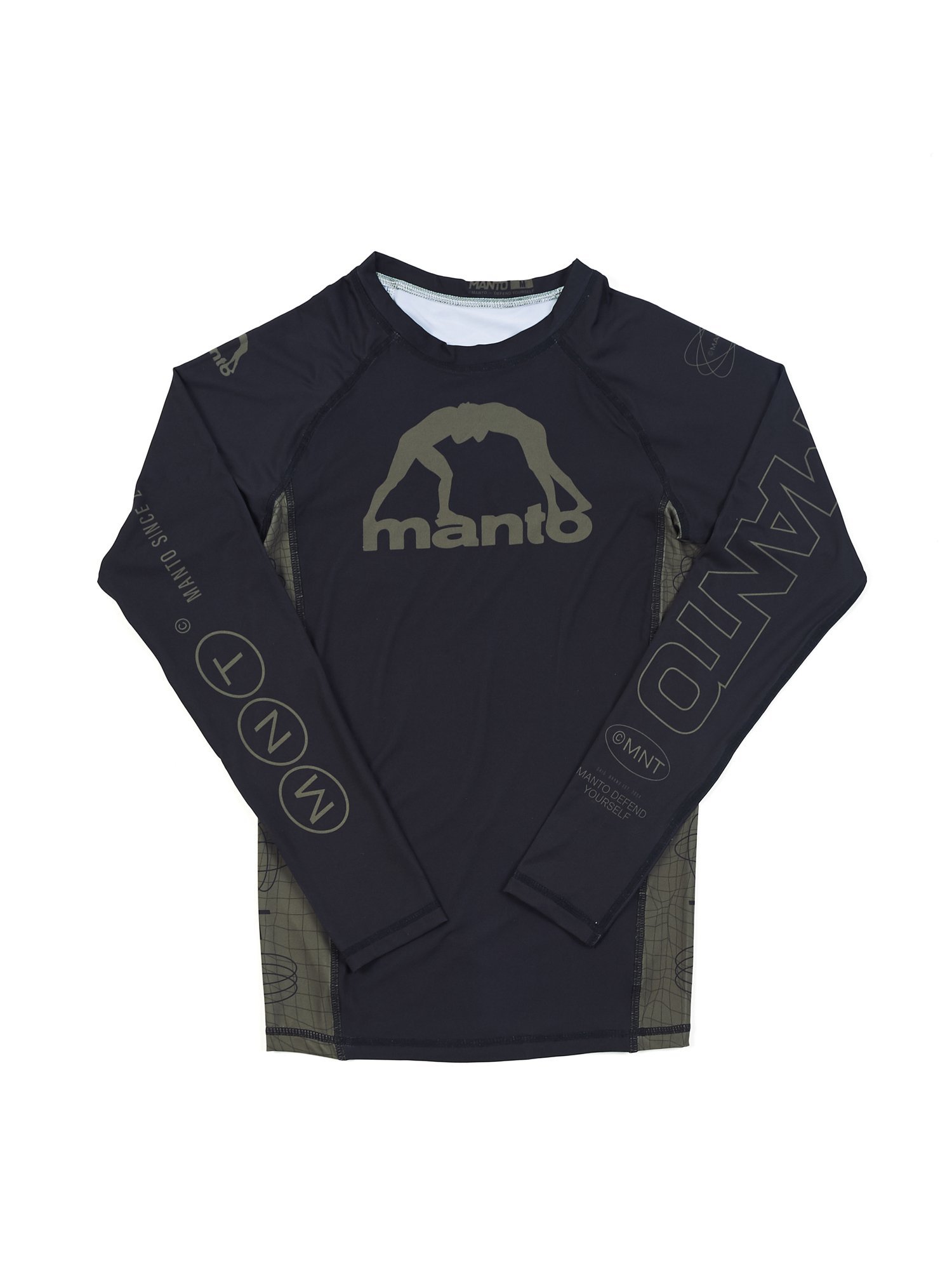 Rashguard MANTO Long Sleeve Rashguard Elipses Black price