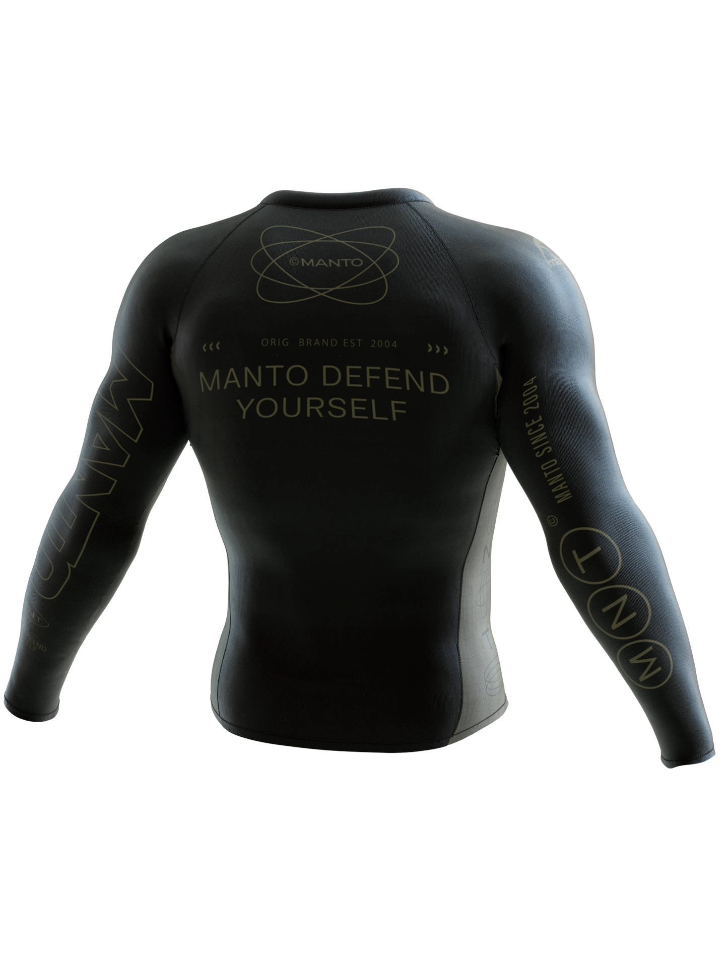 Rashguard MANTO Long Sleeve Rashguard Elipses Black buy