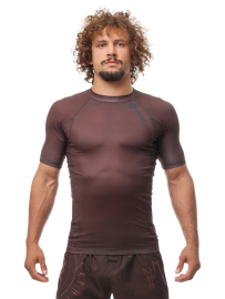Рашгард Peresvit Core Short Sleeve Dark Oak