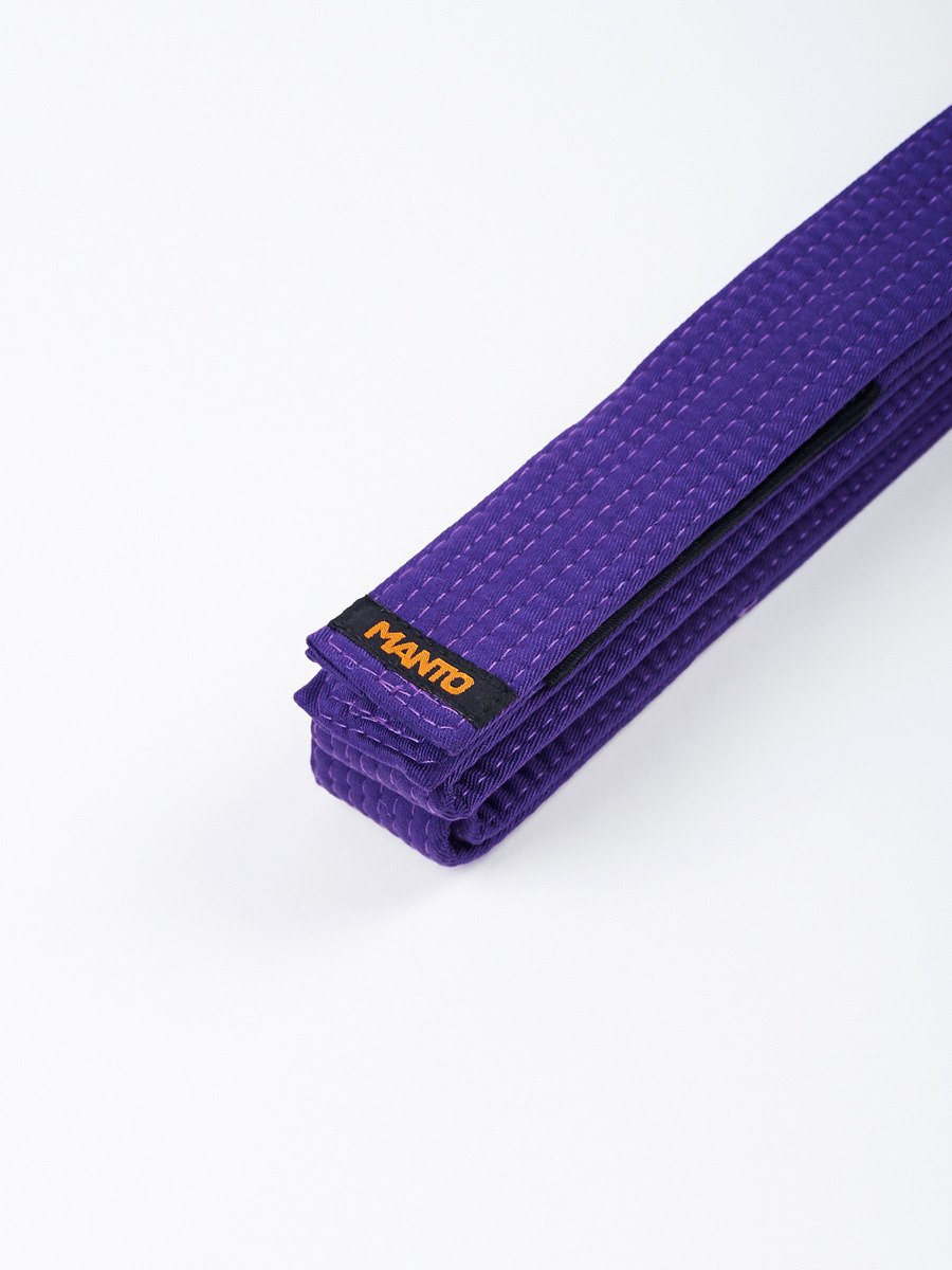 Пояс для кимоно MANTO LABEL BJJ Belt Purple купить