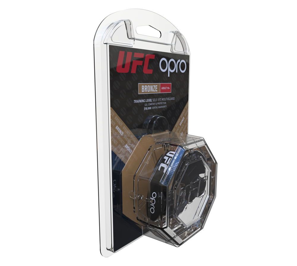 Капа OPRO Self-Fit UFC GEN2 Bronze Black купить