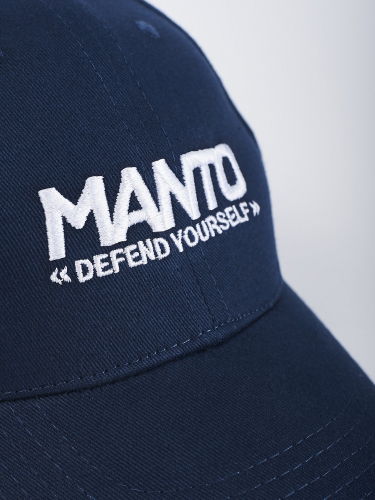 Бейсболка Manto Snapback Cap Logotype Navy Blue купити