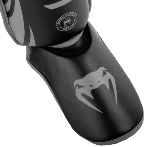 Захист гомілкостопу Venum Challenger Standup Shinguards Black Grey ціна