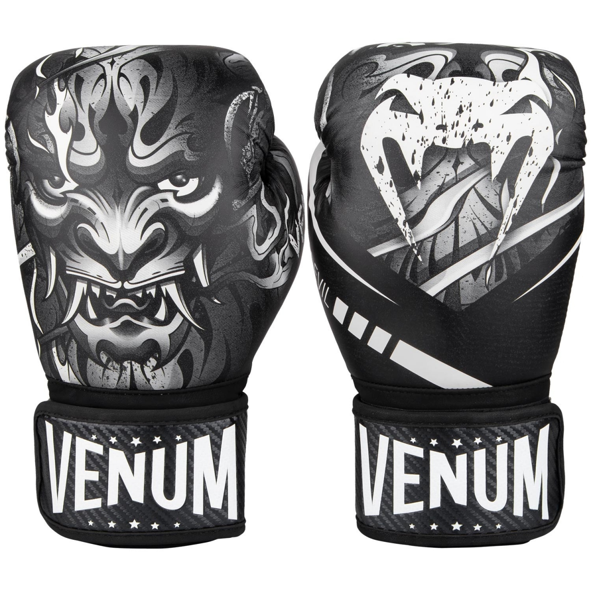 Боксерские перчатки Venum Devil Boxing Gloves White Black