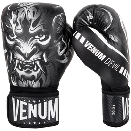 Боксерські рукавиці Venum Devil Boxing Gloves White Black, Фото № 2