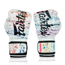 Боксерські рукавиці Fairtex BGV14PT Painter Boxing Gloves White, Фото № 2