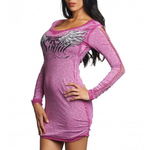 Sinful Conscience Vneck Dress buy