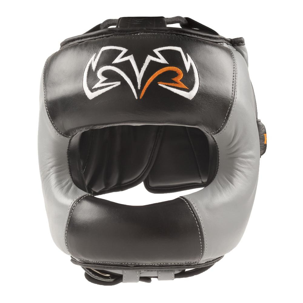 Боксерский шлем Rival RHGFS1 Face Saver Training Headgear Black/Grey