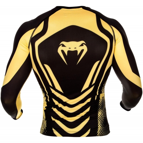 Venum Technical Compression T-shirt Long Sleeves Black Yellow buy