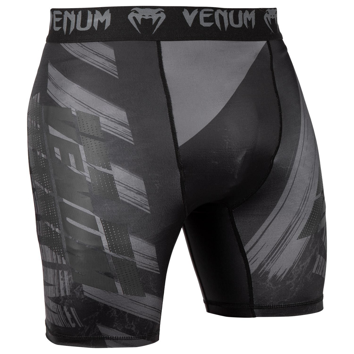 Компрессионные шорты Venum AMRAP Compression Shorts Black Grey