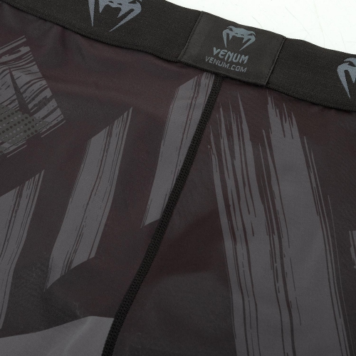 Компресійні шорти Venum AMRAP Compression Shorts Black Grey розмір
