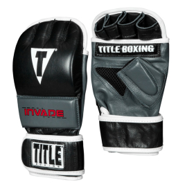 Рукавиці для MMA Title Invade Wristwrap Heavy Bag Gloves 2.0 Black White