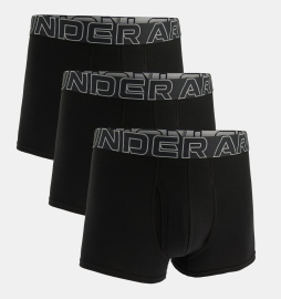 Мужские трусы UA Performance Cotton Solid 3 3pk Black Steel