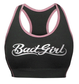 Топ жіночий спортивний Bad Girl Sports Bra Black Pink