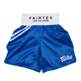 Fairtex BT2009 Boxing Trunks Classic Blue boxing shorts price