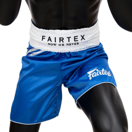 Fairtex BT2009 Boxing Trunks Classic Blue boxing shorts buy