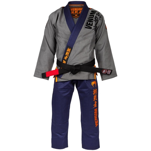 Кимоно Venum Challenger 4.0 BJJ Gi Grey Navy Blue фото