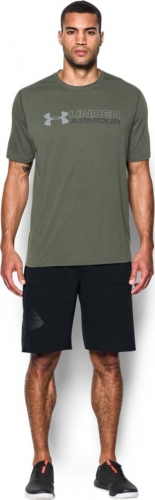 Шорти Under Armour Rival Fleece Exploded Logo Midnight Black ціна