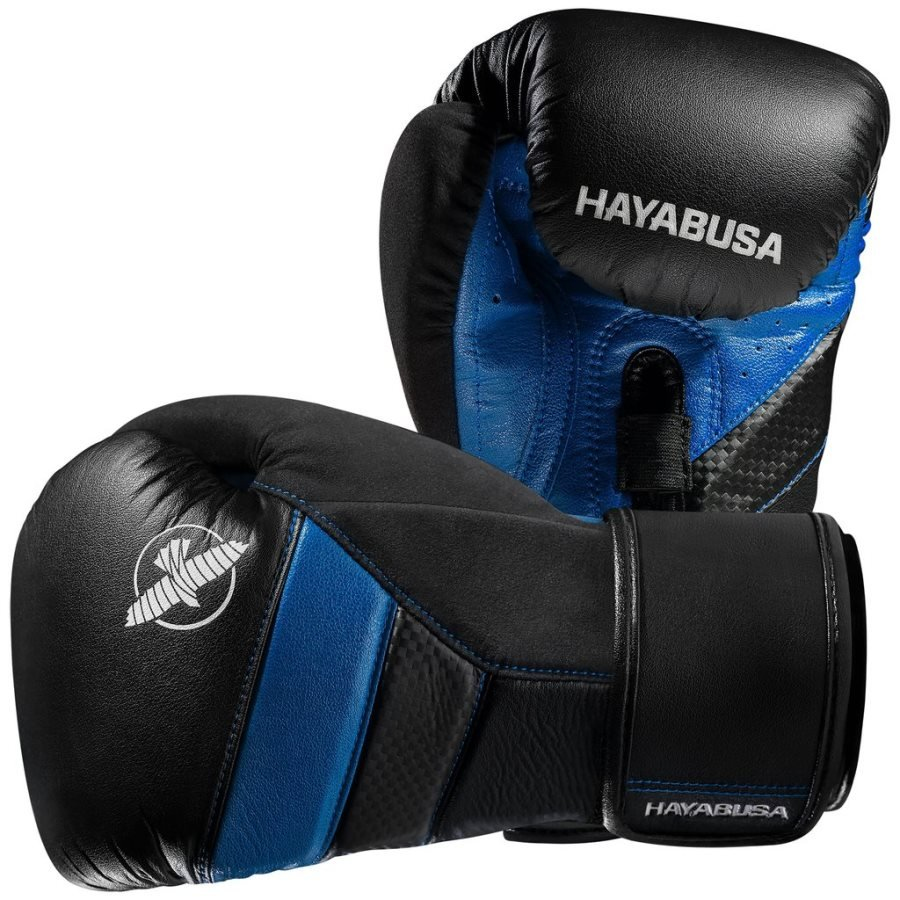 Боксерские перчатки Hayabusa T3 Boxing Gloves Black Blue