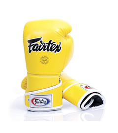 Боксерские перчатки Fairtex BGV6 Angular Sparring Boxing Gloves Yellow