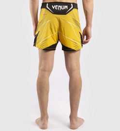 Легкие шорты для ММА Venum Authentic UFC FightNight Short Fit Pro Line Yellow, Фото № 2