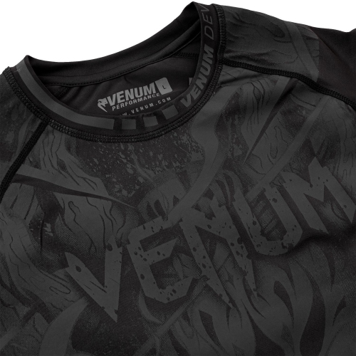 Venum Devil Rashguard Long Sleeves Black Black photo