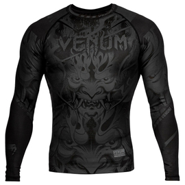 Рашгард Venum Devil Rashguard Long Sleeves Black Black, Фото № 3