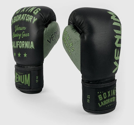 Боксерские перчатки Venum Boxing Lab - Black Green