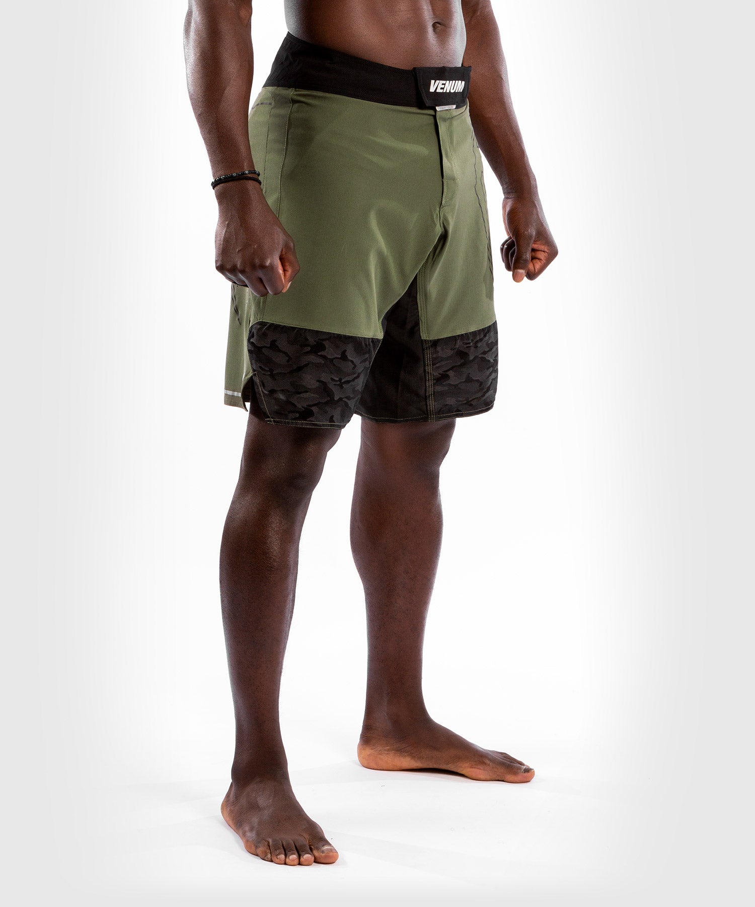 Шорты для ММА Venum Light 4.0 Fightshorts Khaki Silver цена
