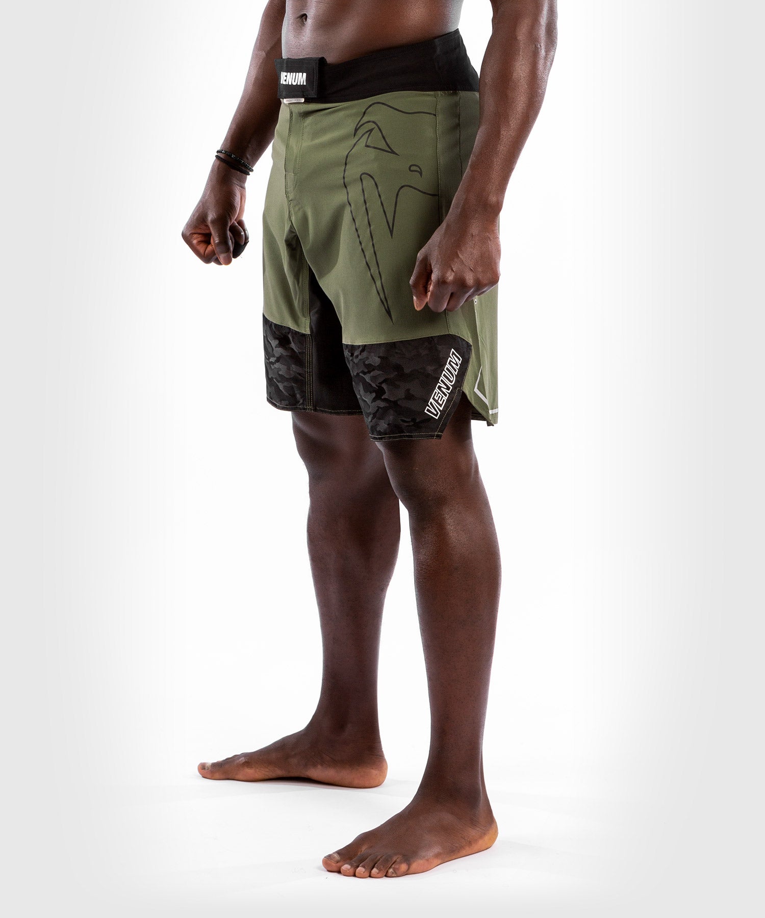 Шорты для ММА Venum Light 4.0 Fightshorts Khaki Silver фото