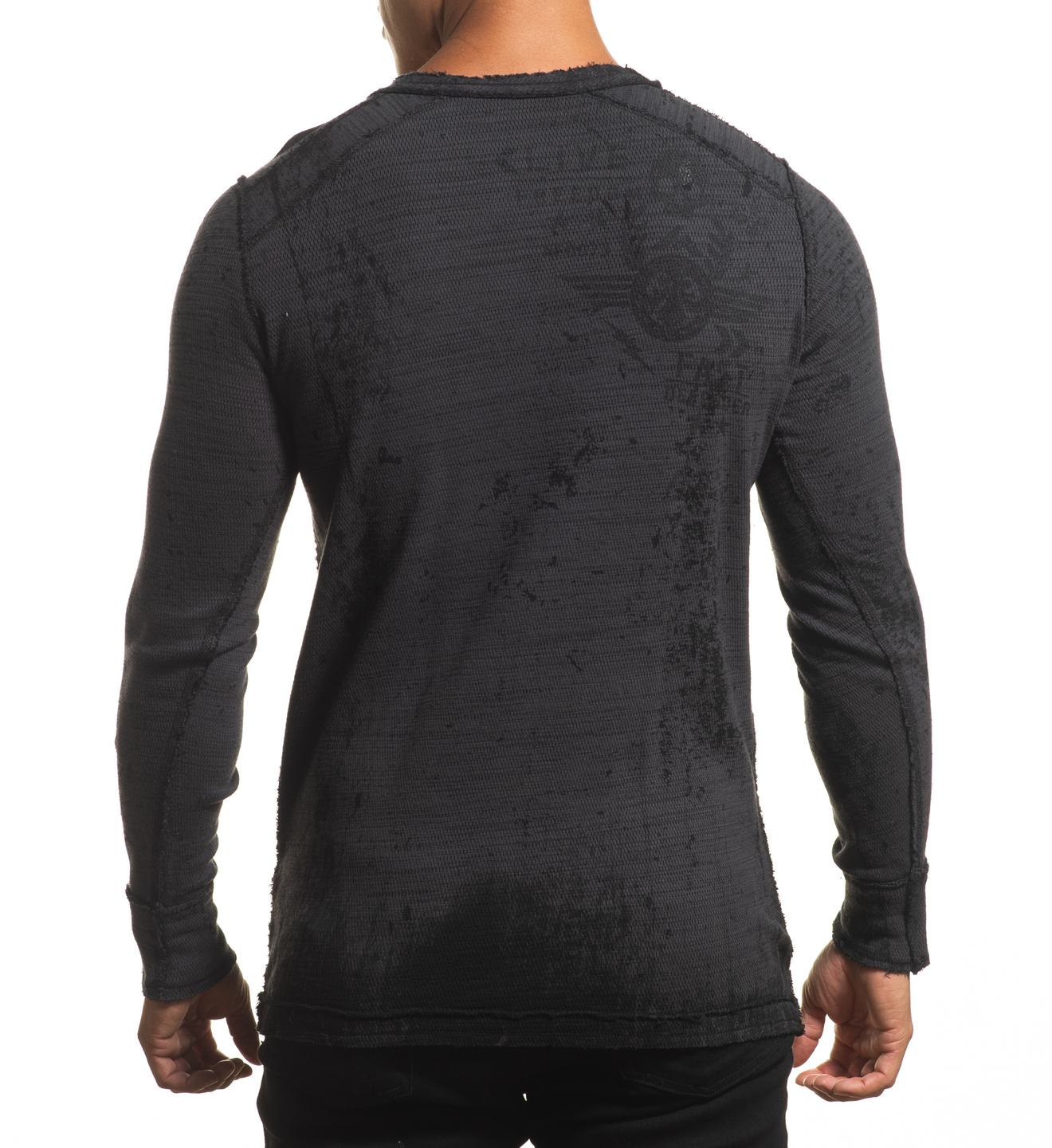 Двoстороння термалка Affliction Art of War A24419 Charcoal-Black фото